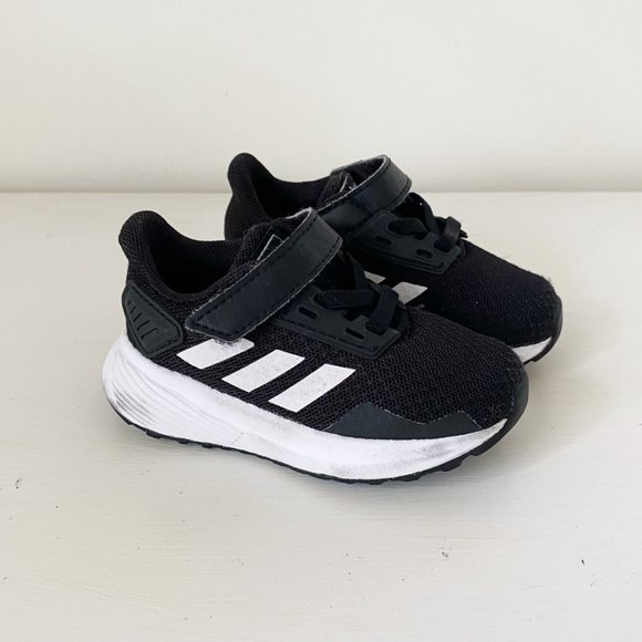 adidas Other - Adidas Infant Boys Black White Duramo Sneakers, Size 5